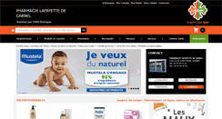 Desktop Screenshot of pharmacielafayettedecarnel.com